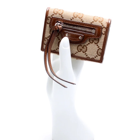New Authentic GUCCI BALENCIAGA Collab Wallet - Limited Edition! Brown GG Canvas - Picture 8 of 17